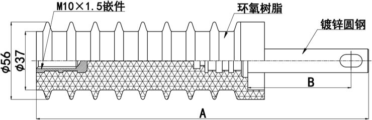 ZW20（ZW32）-10KV（環(huán)氧樹(shù)脂） 絕緣拉桿